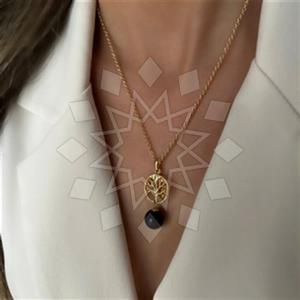 Fashion Tree and Leaf Pendant Necklace
