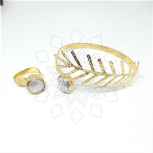 Fashion Tree and Leaf Ring Bracelet Sets