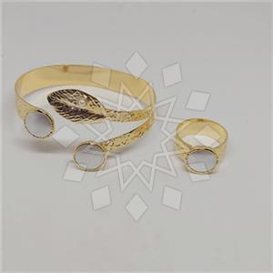 Fashion Tree and Leaf Ring Bracelet Sets