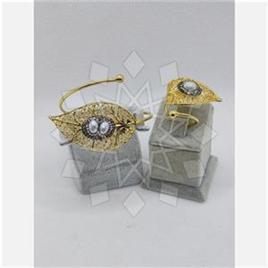 Fashion Tree and Leaf Ring Bracelet Sets