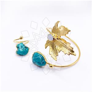 Fashion Tree and Leaf Ring Bracelet Sets