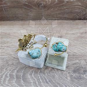 Fashion Tree and Leaf Ring Bracelet Sets