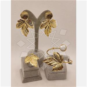 Fashion Tree and Leaf Ring Earring Bracelet Sets