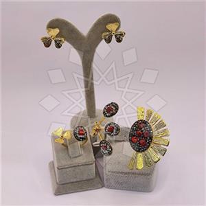 Fashion Tree and Leaf Ring Earring Bracelet Sets