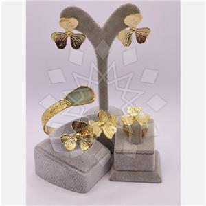 Fashion Tree and Leaf Ring Earring Bracelet Sets