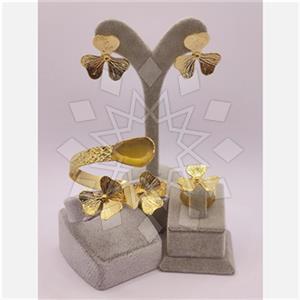 Fashion Tree and Leaf Ring Earring Bracelet Sets