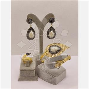 Fashion Tree and Leaf Ring Earring Bracelet Sets