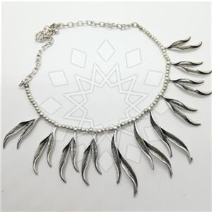 Fashion Tree and Leaf Statement Necklace