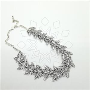 Fashion Tree and Leaf Statement Necklace