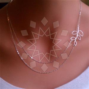 Fashion Tree and Leaf Statement Necklace