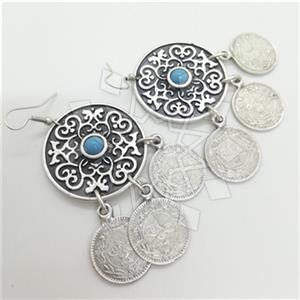 Fashion Tugra Dangle Earrings