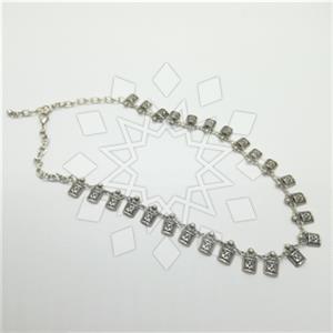 Fashion Turkish Zamak  Metal and Chain Necklace