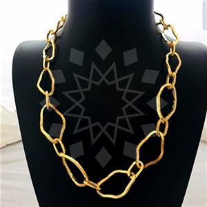 Fashion Turkish Zamak  Metal and Chain Necklace