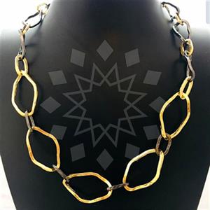 Fashion Turkish Zamak  Metal and Chain Necklace