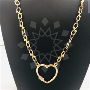 Fashion Turkish Zamak  Metal and Chain Necklace