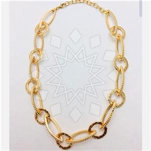 Fashion Turkish Zamak  Metal and Chain Necklace