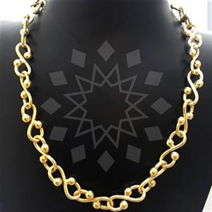 Fashion Turkish Zamak  Metal and Chain Necklace