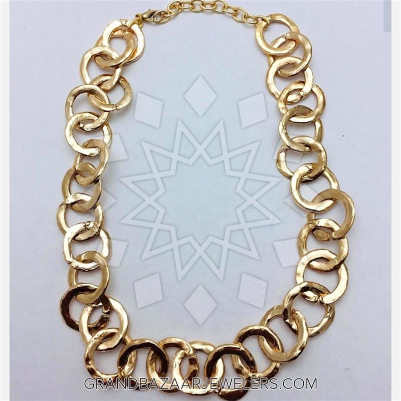 Customize & Buy Fashion Turkish Zamak Metal and Chain Necklace Online at  Grand Bazaar Jewelers - GBJ3NC18102-1