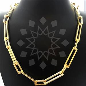 Fashion Turkish Zamak  Metal and Chain Necklace