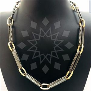 Fashion Turkish Zamak  Metal and Chain Necklace