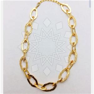 Fashion Turkish Zamak  Metal and Chain Necklace