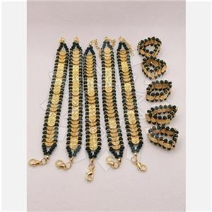 Fashion Turkish Zamak  Ring Bracelet Sets