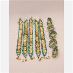 Fashion Turkish Zamak  Ring Bracelet Sets