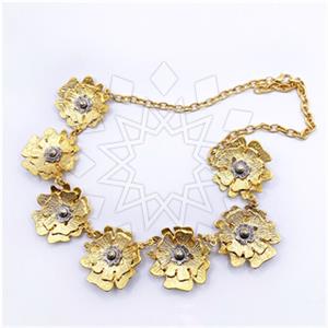 Fashion Turkish Zamak Statement Necklace