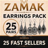 Fashion Zamak Earring Pack 25 Pieces