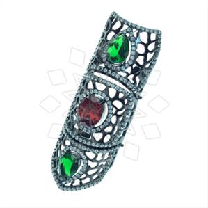 925 Sterling Silver  Long Full Finger Rings