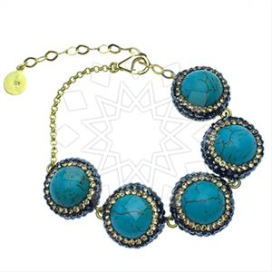 925 Sterling Silver Gem and Crystals Classic Bracelets