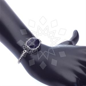 925 Sterling Silver Gem and Crystals Classic Bracelets