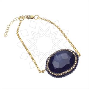 925 Sterling Silver Gem and Crystals Classic Bracelets