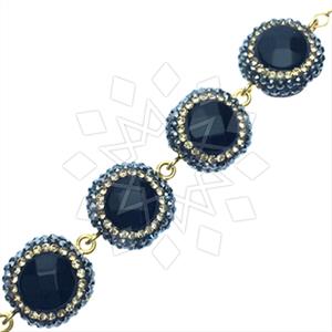 925 Sterling Silver Gem and Crystals Classic Bracelets