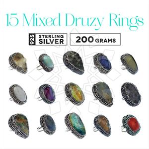 925 Sterling Silver Gemstone Rings