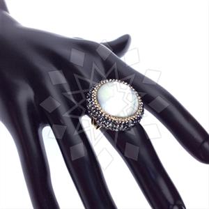 925 Sterling Silver Gem and Crystals Gemstone Rings