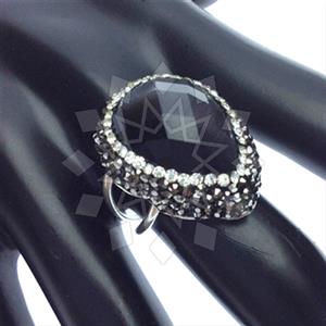 925 Sterling Silver Gem and Crystals Gemstone Rings