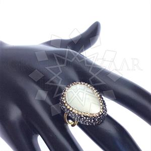 925 Sterling Silver Gem and Crystals Gemstone Rings
