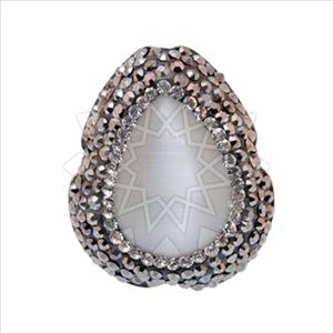 925 Sterling Silver Gem and Crystals Gemstone Rings