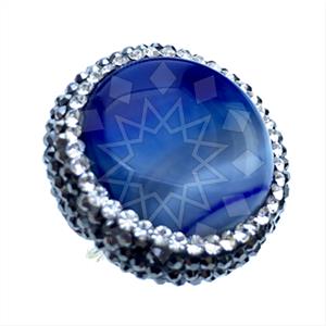 925 Sterling Silver Gem and Crystals Gemstone Rings