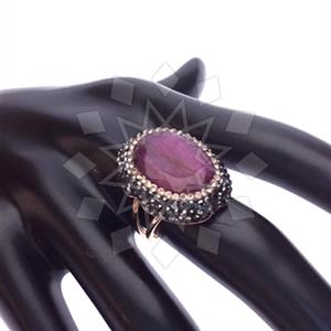 925 Sterling Silver Gem and Crystals Gemstone Rings