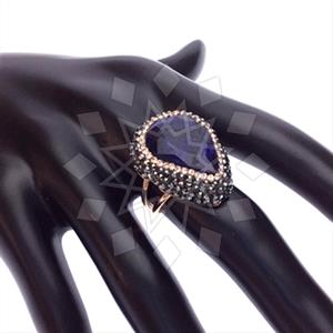 925 Sterling Silver Gem and Crystals Gemstone Rings