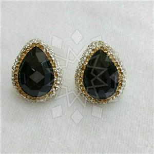 Fashion Gem and Crystals Stud Earrings