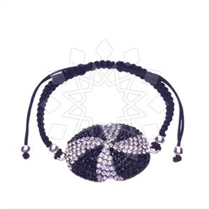 925 Sterling Silver Gem and Crystals Macrame String Bracelets