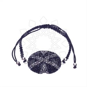 925 Sterling Silver Gem and Crystals Macrame String Bracelets