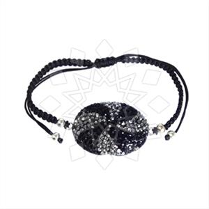 925 Sterling Silver Gem and Crystals Macrame String Bracelets