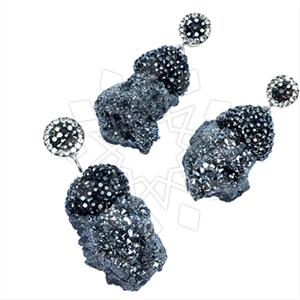 925 Sterling Silver Gem and Crystals Earrings Pendant Sets