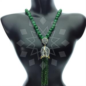 Fashion Beaded Tassel  Tassel Necklace