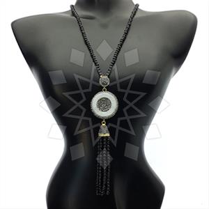 Fashion Gem and Crystals Tassel Necklace