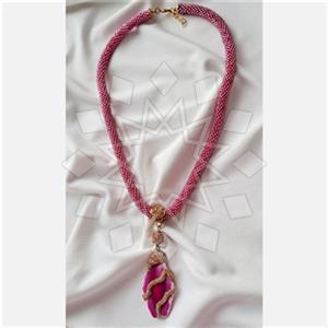 Gemstone and Bead Gem and Crystals Beaded Necklace